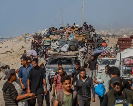 Israeli Forces Seek to Compel Civilians Away of Gaza City as Ground Offensive Advances